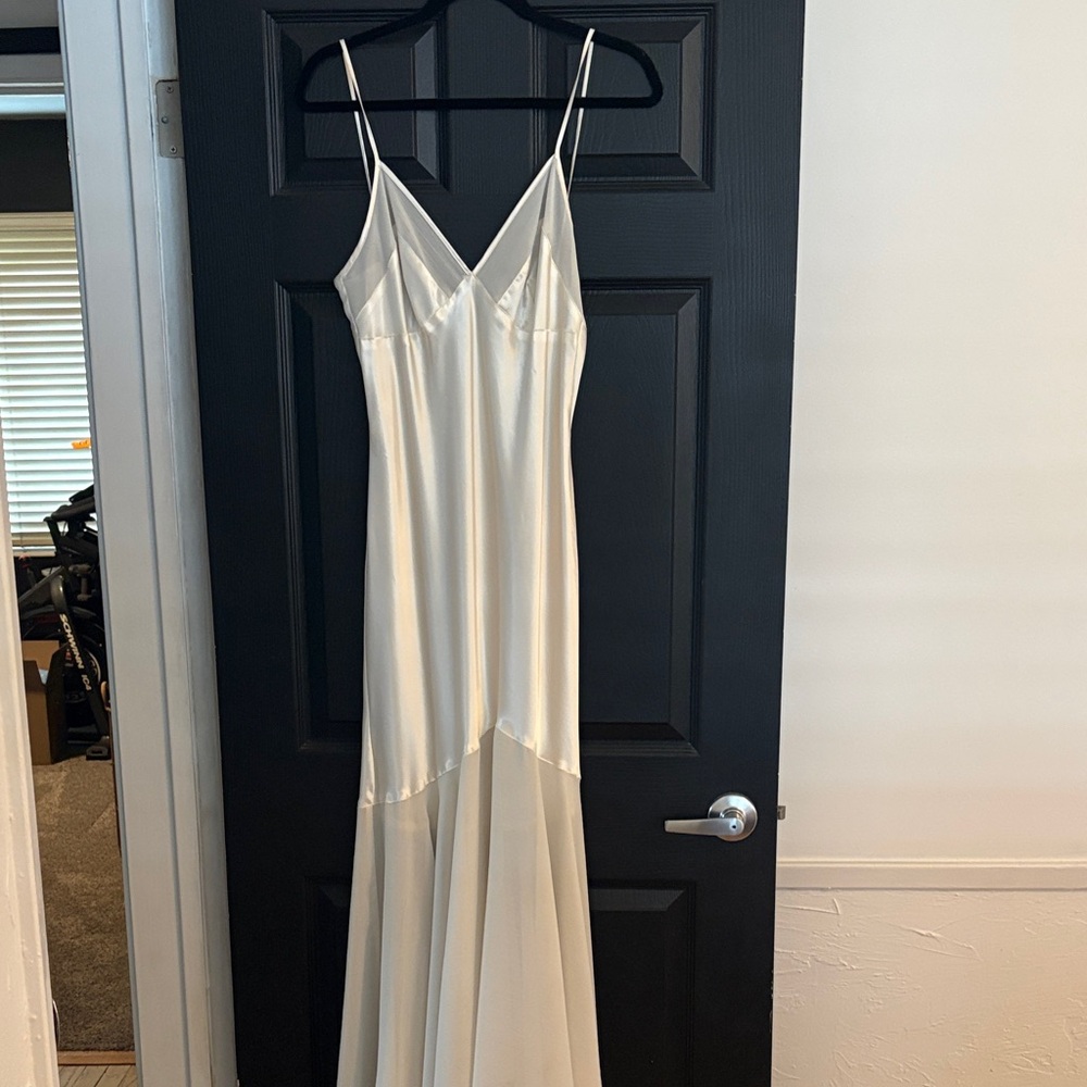 Source Unknown Cream Chemise Slip